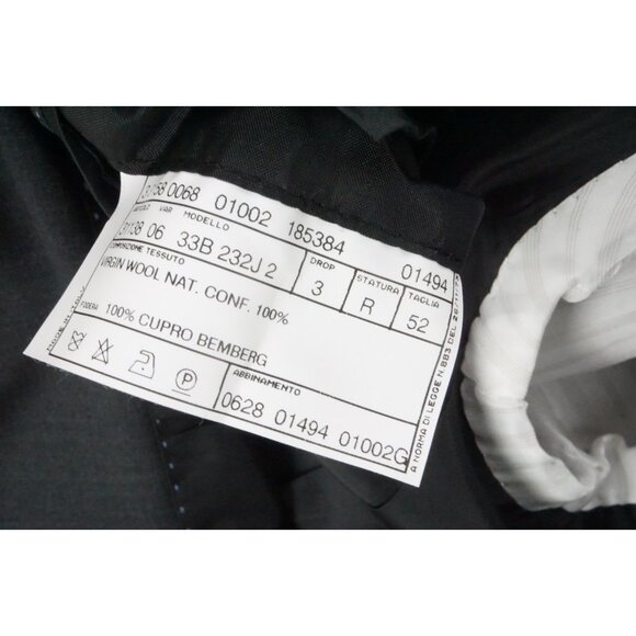 Pal Zileri Solid Gray Wool 2 Pc Suit Jacket Pant 42R BRAND NEW - Picture 9 of 11